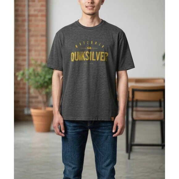Quiksilver Waterman Graphic Tee Shirt Size S - Picture 1 of 10